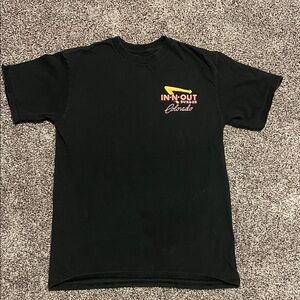 In-N-Out Burger Black Short Sleeve Tee. Carl Bork Colorado design.